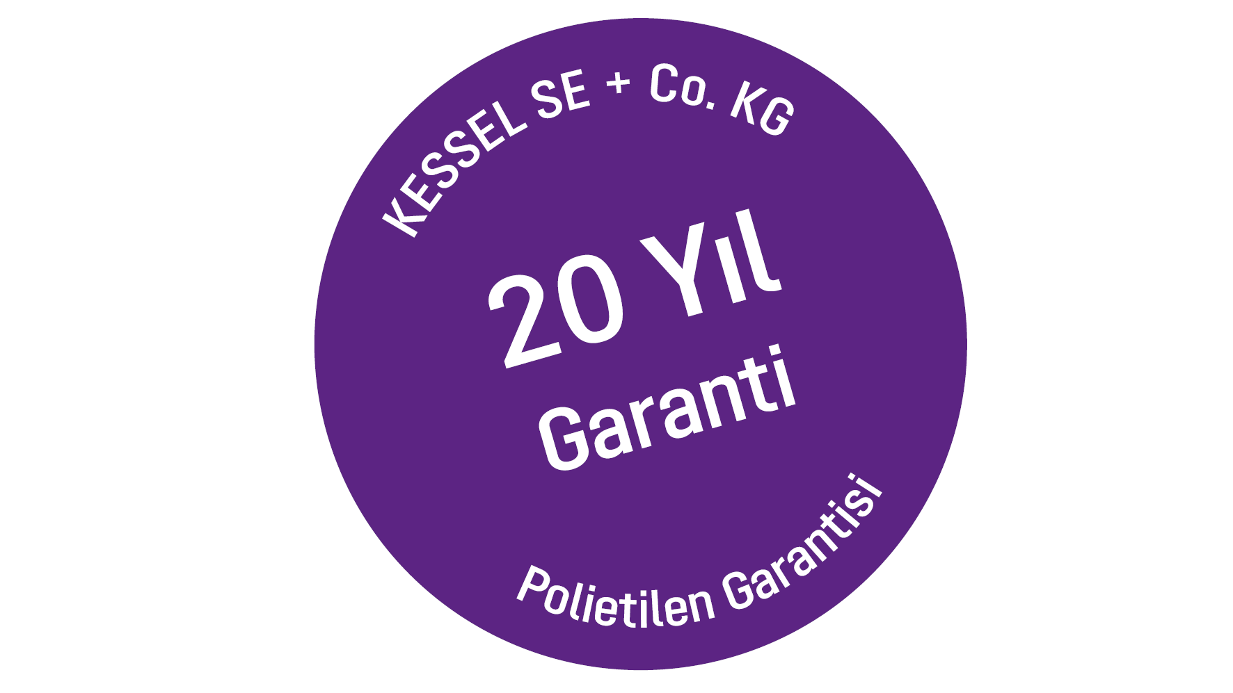 Polietilen tankta 20 yıl garanti