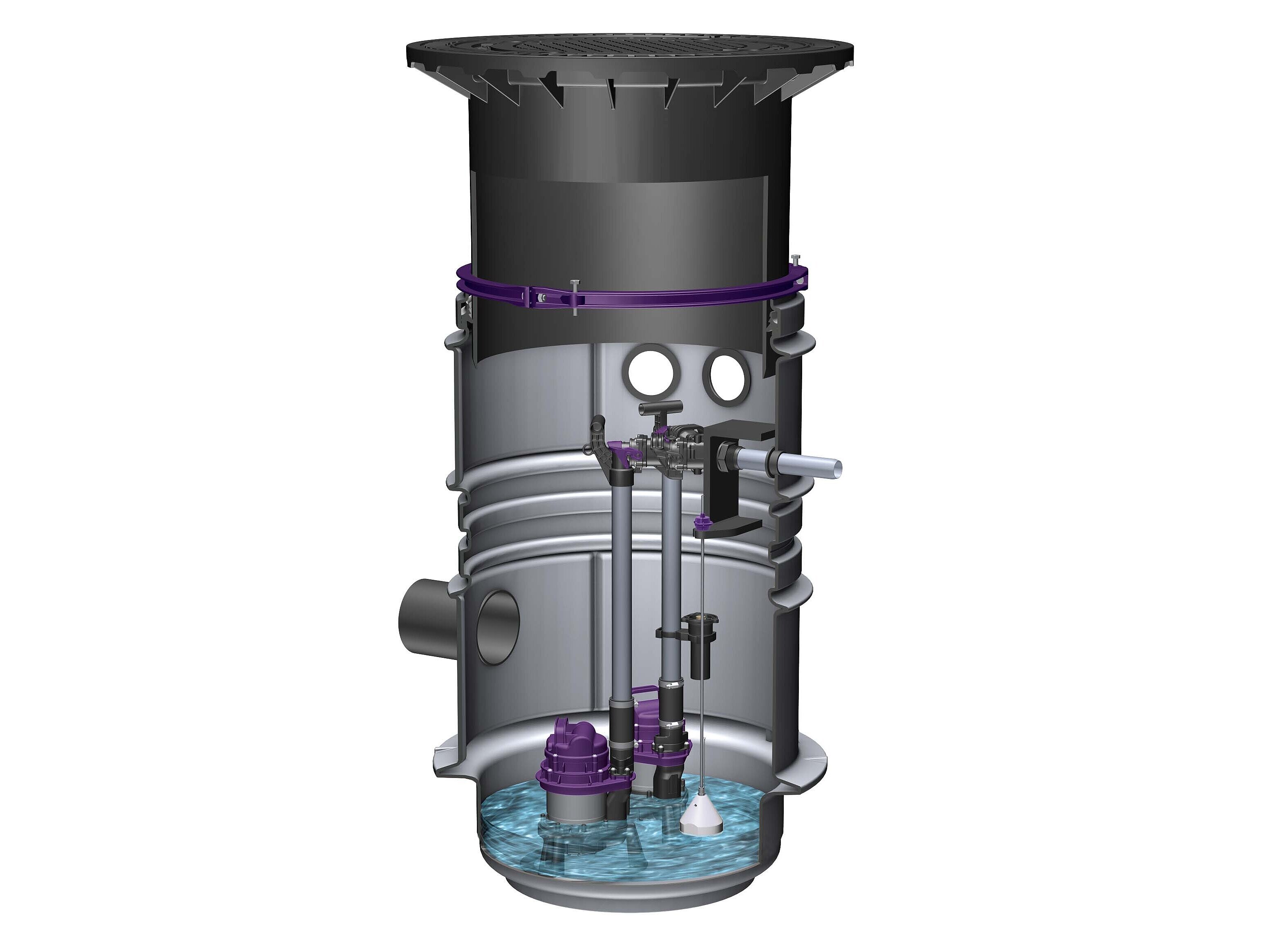 Station de relevage Aquapump Medium pour eaux vannes