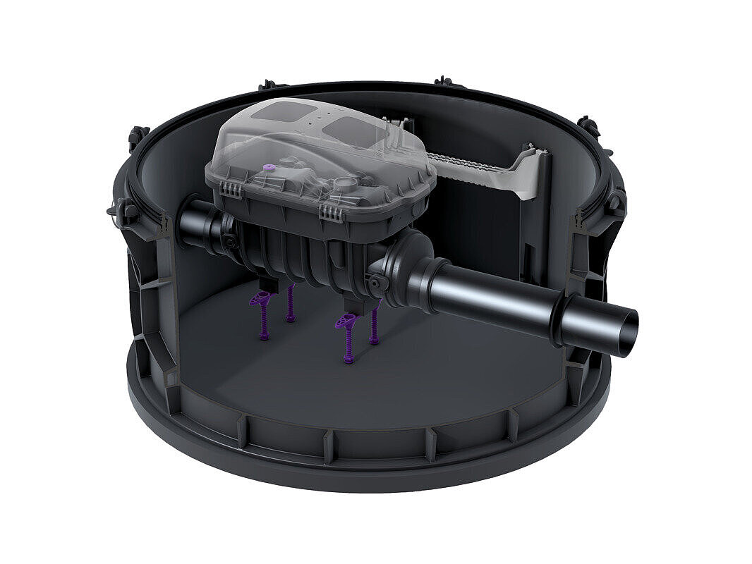 Techniekmodule terugstuwschacht met Controlfix