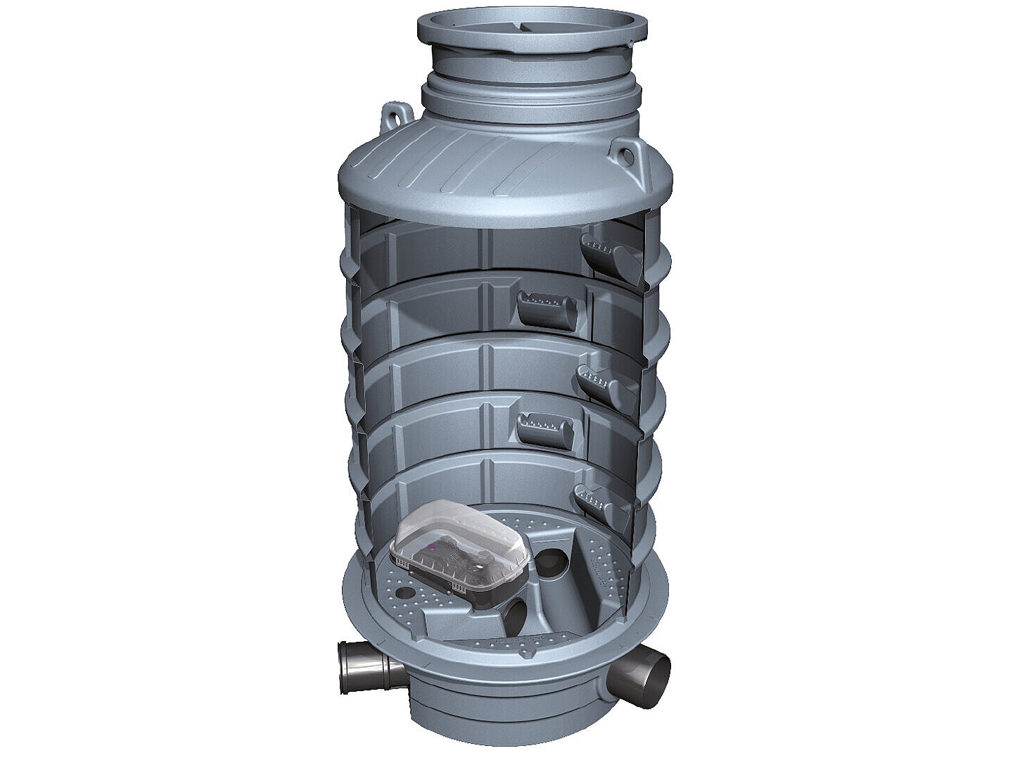 LW 1000 standard backwater chamber with Controlfix